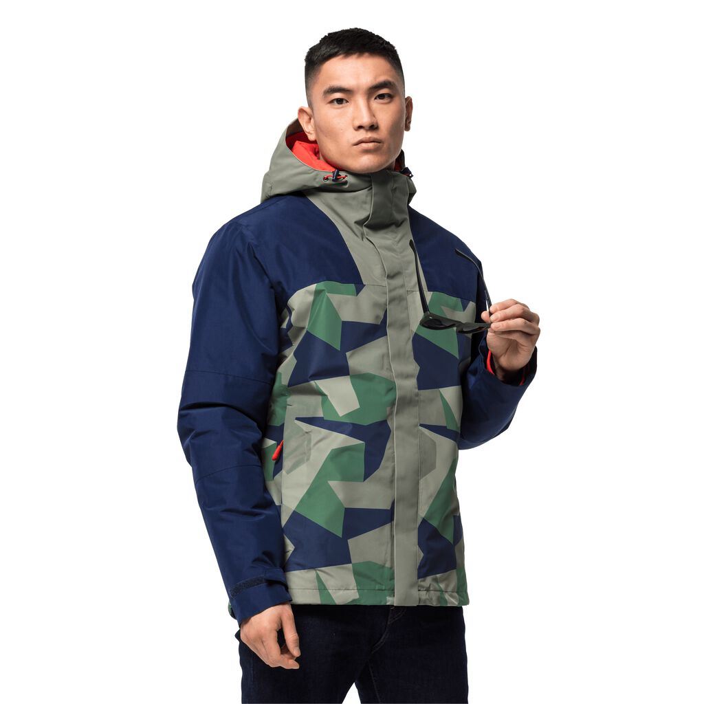 Jack Wolfskin 365 HIDEAWAY Vestes Homme Bleu - OEVDTHW-57